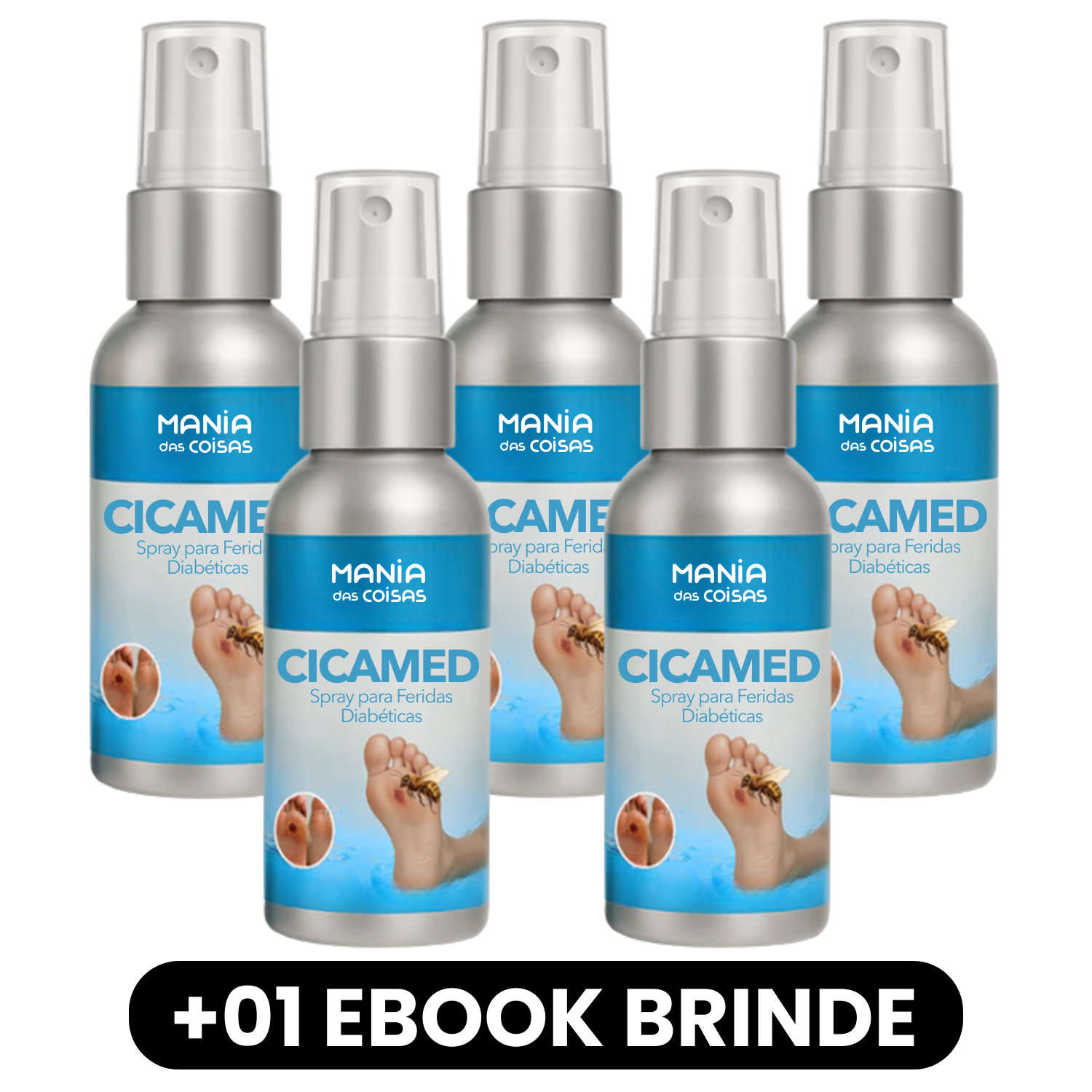 Cicamed - Spray para Feridas Diabéticas