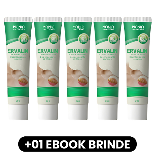 ERVALIN - Creme de Ervas Desintoxicante Linfático