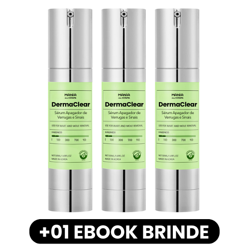 DermaClear - Sérum Apagador de Verrugas e Sinais