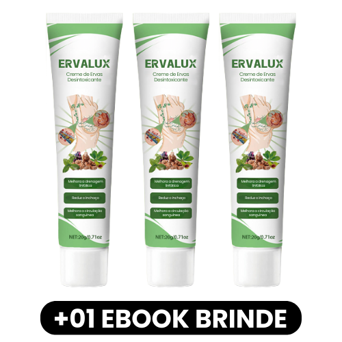 ERVALUX - Creme de Ervas Desintoxicante