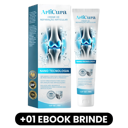 ArtiCura - Creme de Reparação Articular - Mania das CoisasArtiCura - Creme de Reparação ArticularMania das Coisas
