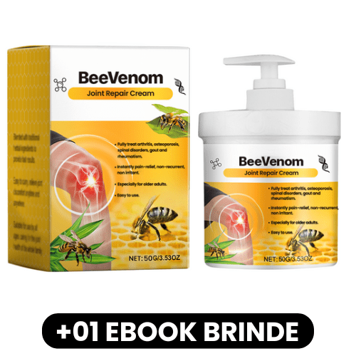BeeVenom - Creme de Reparação de Articulações - Mania das CoisasBeeVenom - Creme de Reparação de ArticulaçõesMania das Coisas