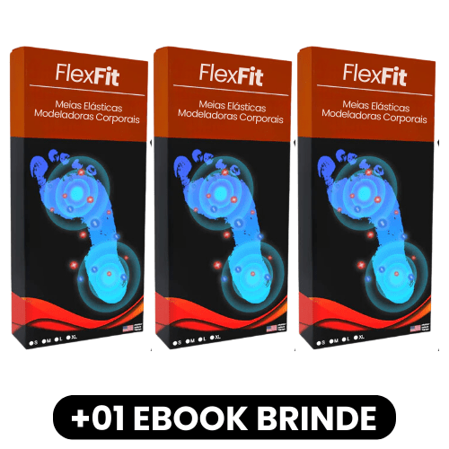 FlexFit - Meias Elásticas Modeladoras Corporais (3 UNID.) - Mania das CoisasFlexFit - Meias Elásticas Modeladoras Corporais (3 UNID.)Mania das Coisas