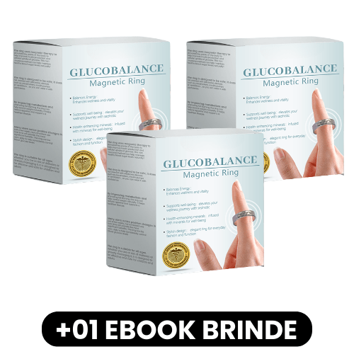 GlucoBalance - Anel Magnético - Mania das CoisasGlucoBalance - Anel MagnéticoMania das Coisas